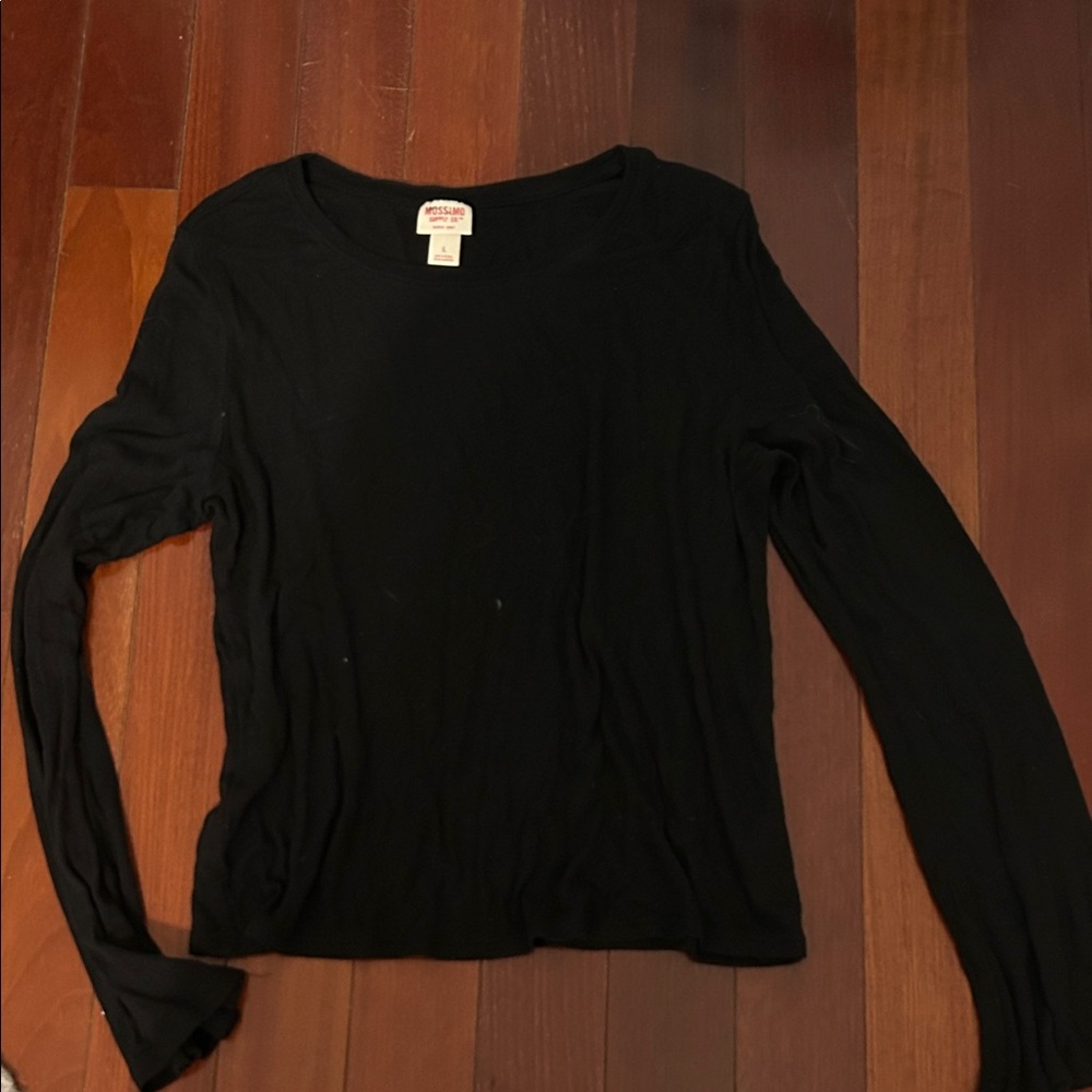 Mossimo Supply Co. Classic Black Long Sleeve Tee